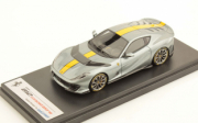 Ferrari 812 Compétition Gris Coburn Bande jaune Compétition Gris Coburn Bande jaune 1/43