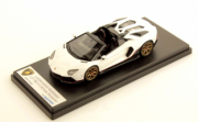 Lamborghini Aventador LP 780-4 Ultimae Roadster Blanc Asopo avec pack carbone LP 780-4 Ultimae Roadster Blanc Asopo avec pack carbone 1/43