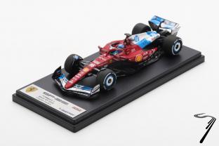 Ferrari SF-25 - 7eme GP Miami - D�co bleu et blanc HP  1/43