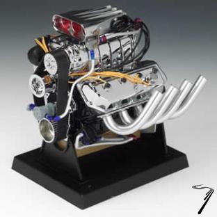 Divers Hemi Top Fuel Dragster moteur  1/6