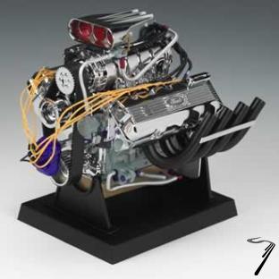 Ford Top Fuel Dragster moteur  1/6