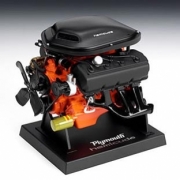 Plymouth Cuda moteur Hemi moteur 1/6