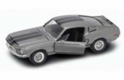 Shelby Mustang GT-500KR gris bandes noires GT-500KR gris bandes noires 1/18