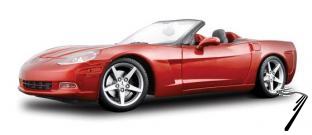 Chevrolet Corvette Cabriolet Rouge Rouge 1/18