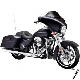 Harley Davidson Street Glide Special Noire  1/12