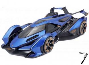 Lamborghini Vision V12 Gran Tourismo Bleue V12 Gran Tourismo Bleue 1/18