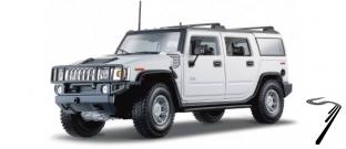 Hummer . SUV various colors 1/18