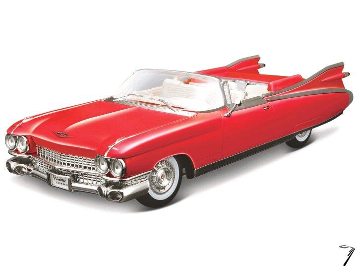 Cadillac . Biarritz cabriolet Rouge 1/18