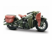 Harley Davidson WLA Flathead Vert militaire  1/18