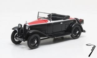 Bugatti . Type 40 cabriolet noir/rouge 1/43