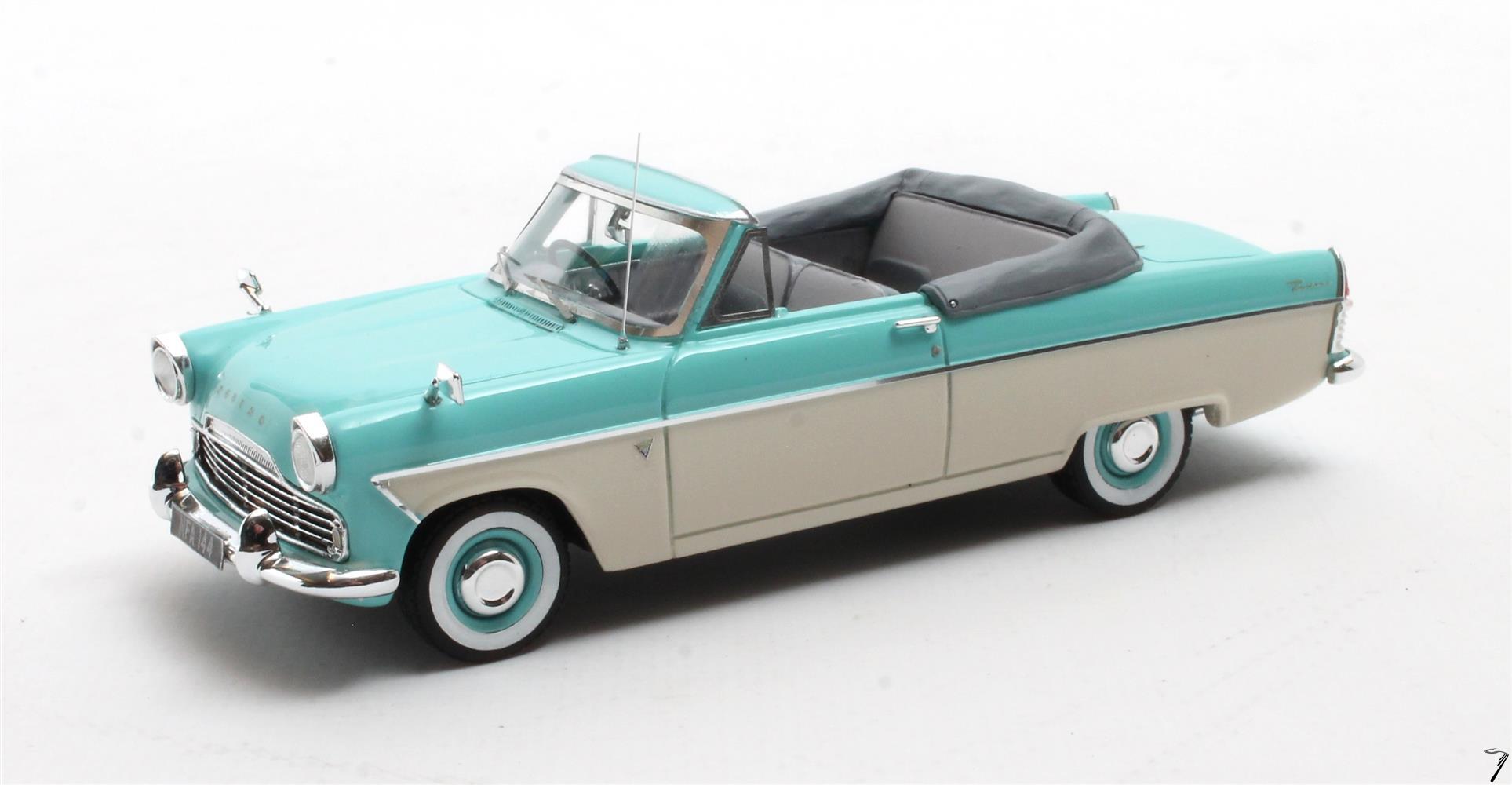 Ford Zodiac MKII 206E Convertible Turquoise / Blanc MKII 206E Convertible Turquoise / Blanc 1/43