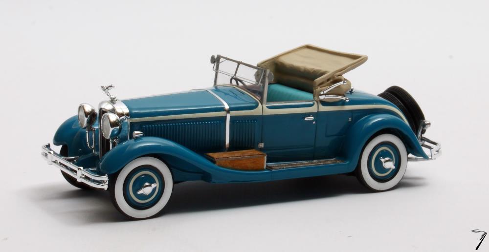 Isotta . Fraschini 8A SS Castagna Roadster Bleu 1/43