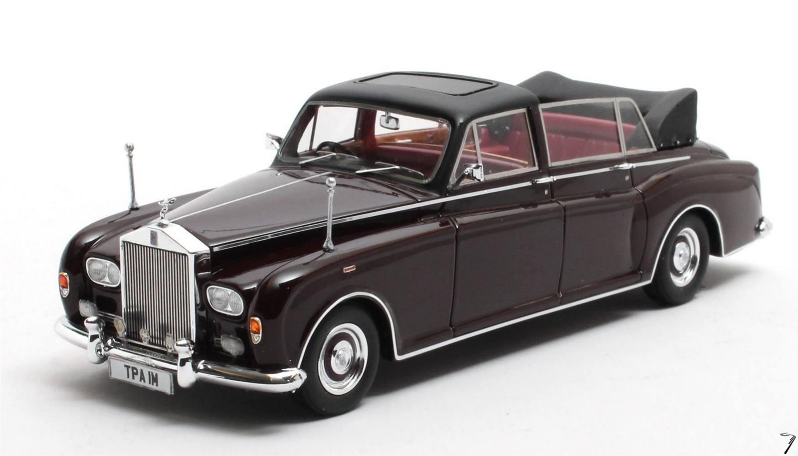 Rolls Royce . VI Landaulette #PRH 4768 Mrs V. Gillard Marron 1/43