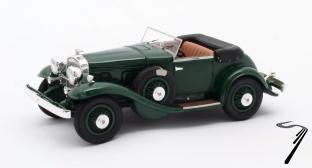 Stutz .  DV32 Super Bearcat cabriolet verte 1/43