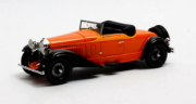 Bugatti . Cabriolet de Villars #46360 Orange 1/43