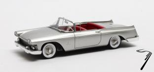 Cadillac . Pininfarina Cabriolet Argent Blanc 1/43