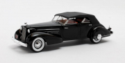 Cadillac . dual Cowl Sport Pheaton fermée noire 1/43