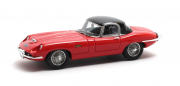 Jaguar Type E Roadster Italsuisse / Frua fermée rouge Roadster Italsuisse / Frua fermée rouge 1/43