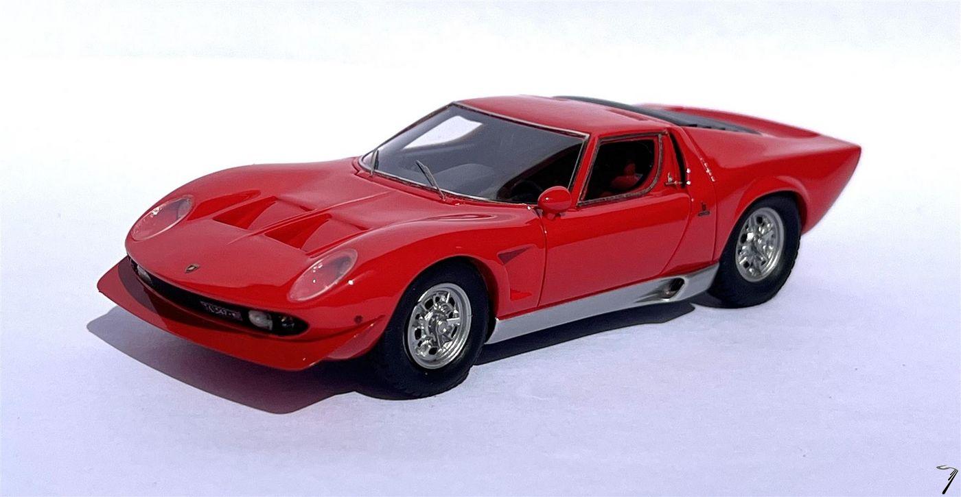 Lamborghini Miura P400S Millechiodi Rouge P400S Millechiodi Rouge 1/43