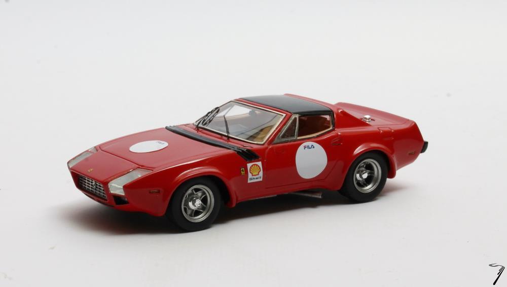 Ferrari 365GTB/4 Spyder NART par Michelotti #15965 - Rouge  1/43