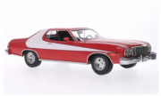 Ford Gran Torino Rouge / Blanche Rouge / Blanche 1/18