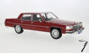 Cadillac . Brougham Rouge 1/18
