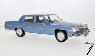 Cadillac . Brougham Bleu clair 1/18