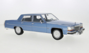 Cadillac . Brougham Bleu clair 1/18