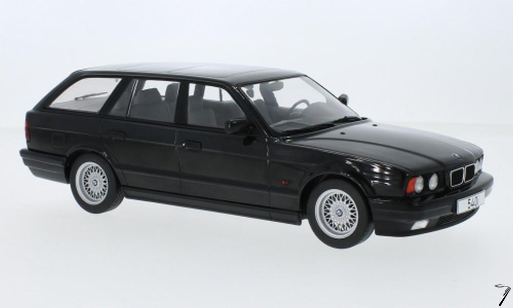 BMW . E34 Break noire 1/18