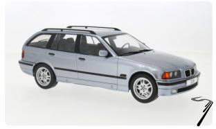 BMW . E36 Breack Bleu pale 1/18