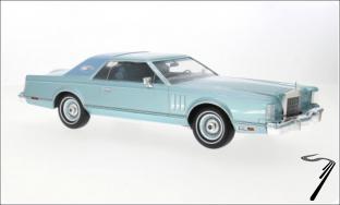 Lincoln . Mark V bleu clair 1/18
