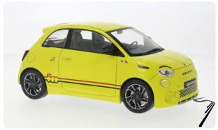 Fiat 500 e Abarth BJaune e Abarth BJaune 1/18