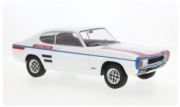 Ford . MK I GT Blanche avec liserés 1/18