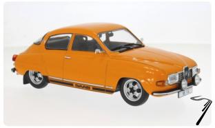 Saab 96 V4 Orange V4 Orange 1/18