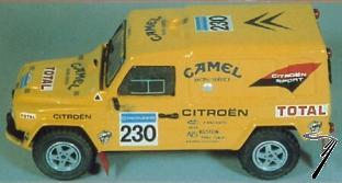 Peugeot P4 assistance Citroen Paris Dakar  1/43