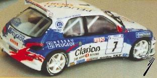 Peugeot 306 MAXI Catalunya / Lyon charbonni�res  1/43