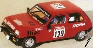 Renault 5 Alpine Doria 1er Gr.N Tour Corse  1/43