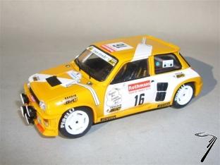 Renault R5 Turbo #16 Tour Auto  1/43