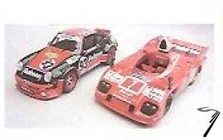 Porsche Coffret de 2 Kits - 16� 24h du Mans 1980 #93 - 1000kms de Dijon 1977 #7  1/43