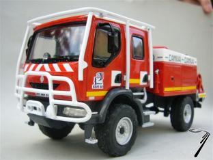 Renault . Camiva Feux de f�rets 4X4 Pompiers de l'oise 1/43