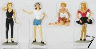 Divers Set de 4 filles  Set de 4 filles 1/24