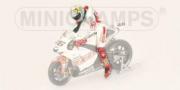 Yamaha Figurine sitting Valencia GP (only 1 item by order)  1/12