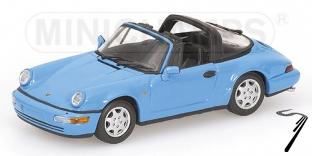 Porsche 911 Targa bleu  1/43