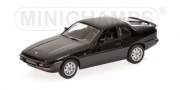 Porsche 924 noire  noire 1/43