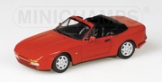 Porsche 944 Cabriolet rouge Rouge 1/43