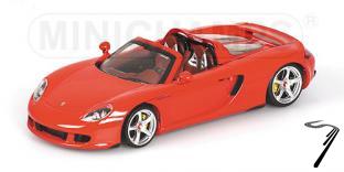 Porsche Carrera GT red Red 1/43