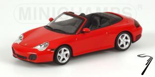 Porsche 911 S4 convertible red Red 1/43