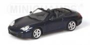 Porsche 911 4S cabriolet bleu S4 Bleu 1/43