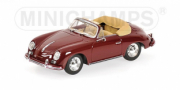 Porsche 356 A cabriolet rouge A cabriolet rouge 1/43