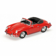 Porsche 356 B Cabriolet Rouge  B Rouge 1/43